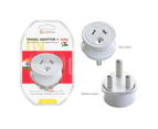 2x Sansai Travel Power Adapter Outlet AU/NZ Socket to South Africa SA/India Plug