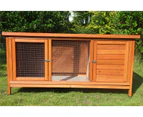 XL Rabbit Hutch Guinea Pig Cage , Ferret cage Chicken Coop W Pull Out Tray 150x60x75 cm