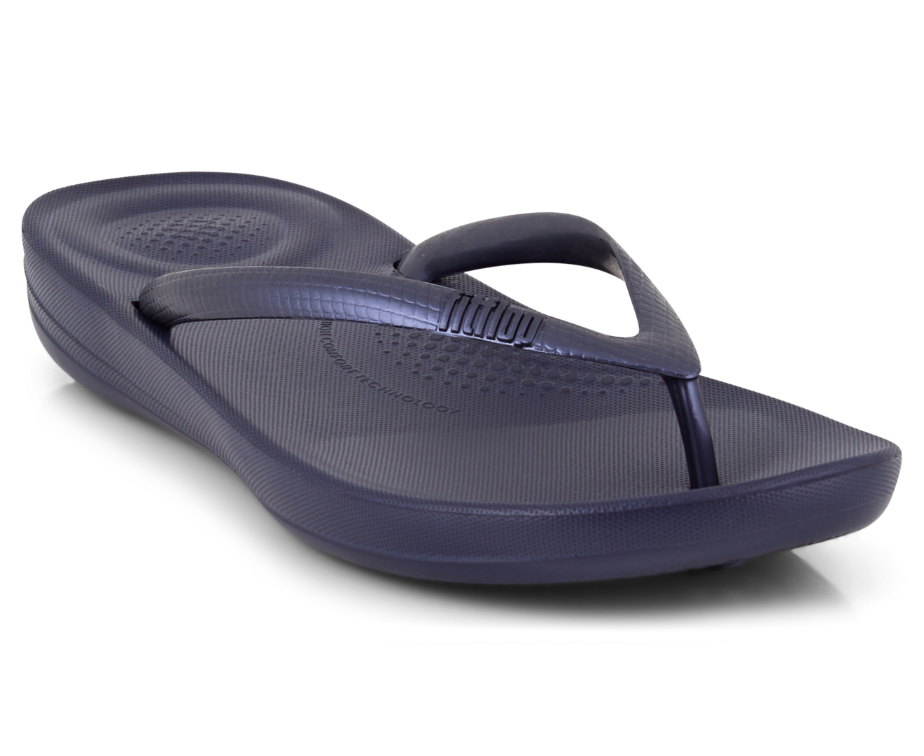 FitFlop Women's iQushion Ergonomic Thongs - Midnight Navy | Catch.co.nz