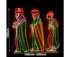 LED Three Wise Men Classic Christmas Motif Light Decoration Nativity