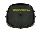 Korean BBQ Plate Grill Pan Non Stick Marble Coated Round | Square