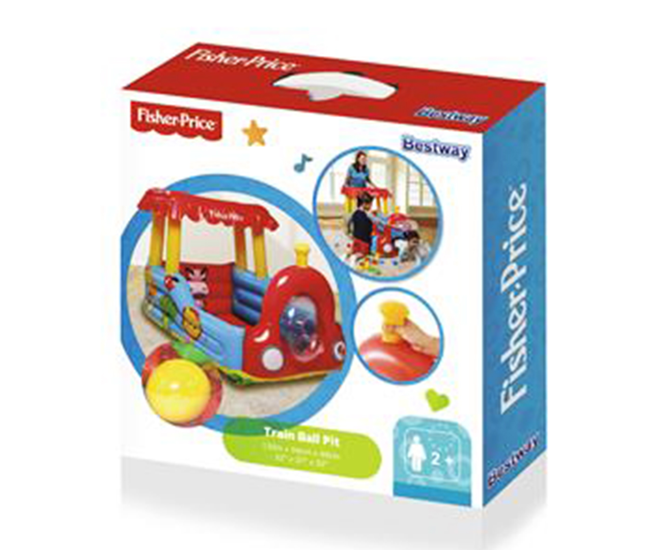 train ball pit fisher price