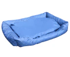 Paws & Claws 127 x 93cm Heavy Duty Jumbo Pet Bed - Blue