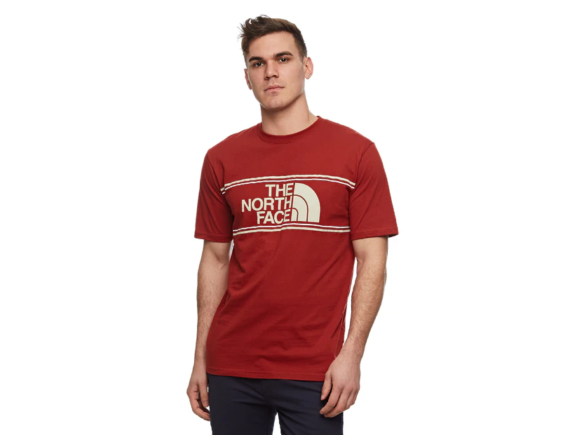 The North Face Men's S/S Scripter Tee - Caldera Red