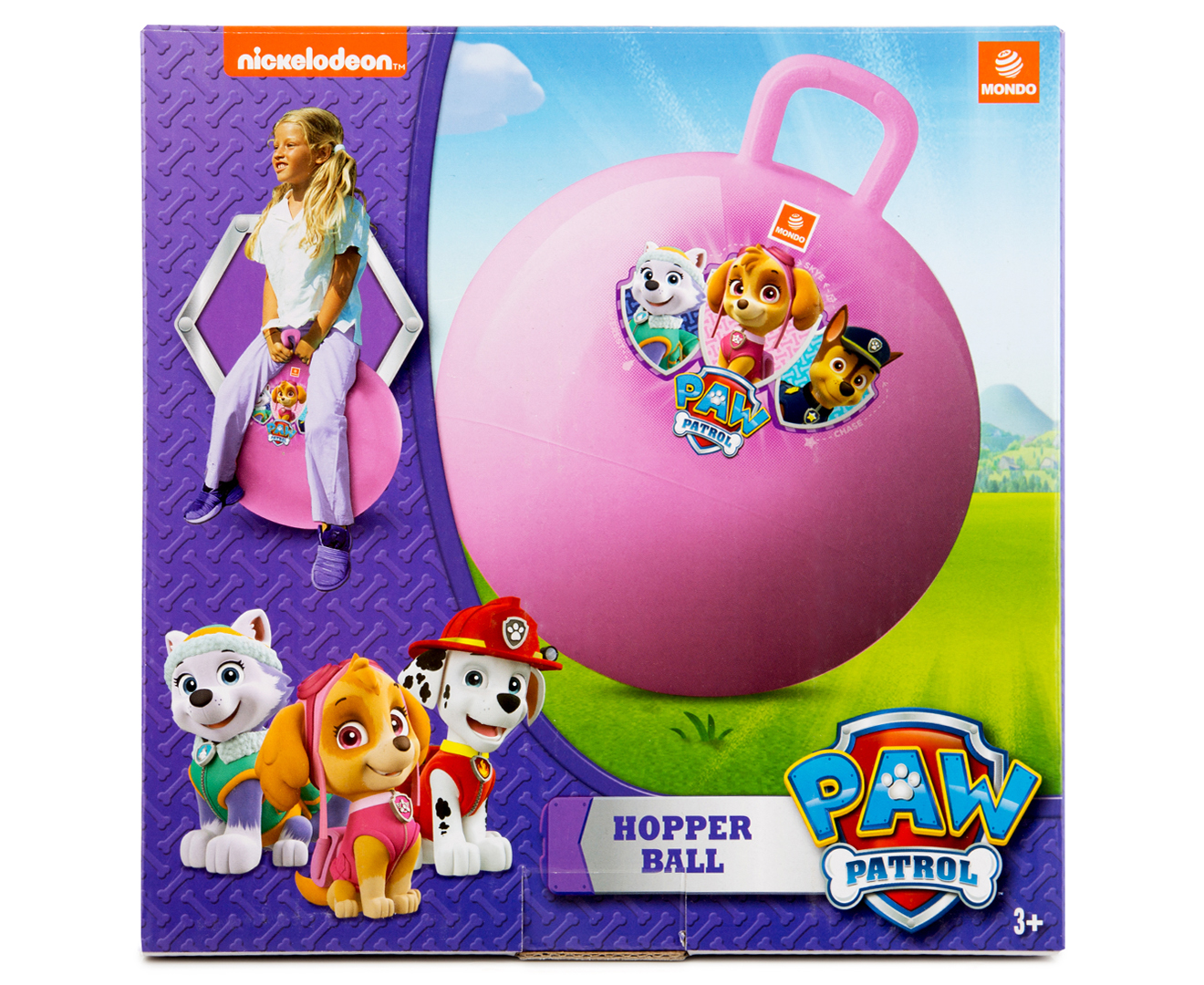 Paw Patrol Hopper Ball Pink Catch .nz