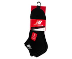 New balance Men's US Size 11-14 Response Ped Socks 5-Pack - Black