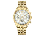 Mestige Women's 38mm The Sage Alloy Watch w/ Swarovski® Crystals - Gold