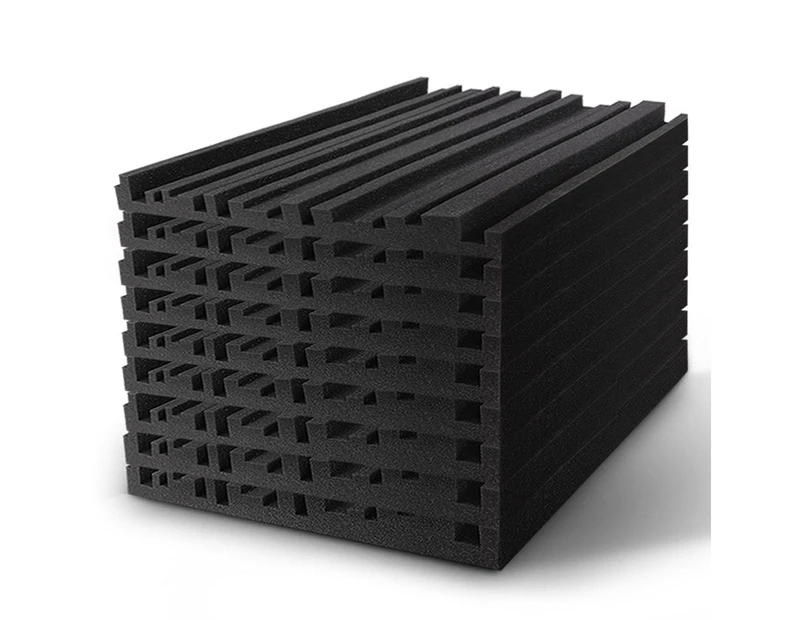 20pcs Studio Acoustic Foam Panels Tile Sound Proofing Absorption Batts 50X50CM
