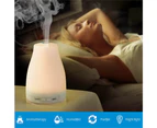 Devanti Aroma Aromatherapy Diffuser Essential Oils Night Light Humidifier White