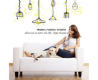 Personality Chandelier Wall Stickers Home Decor (Size: 170cm x 70cm)
