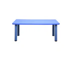 Rectangle Kids Playing Study Table Blue 120x60cm