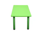 Rectangle Kids Playing Study Table Green 120x60cm