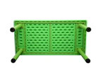 Rectangle Kids Playing Study Table Green 120x60cm