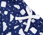 Gem Look Girls' Cloud Pyjama 2-Piece Set - White/Navy