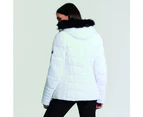 Dare 2b Womens Curator Waterproof Breathable Warm Ski Coat - White
