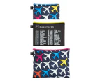 LOQI : Zip Pocket (set of 3) Airport Collection - Airplane