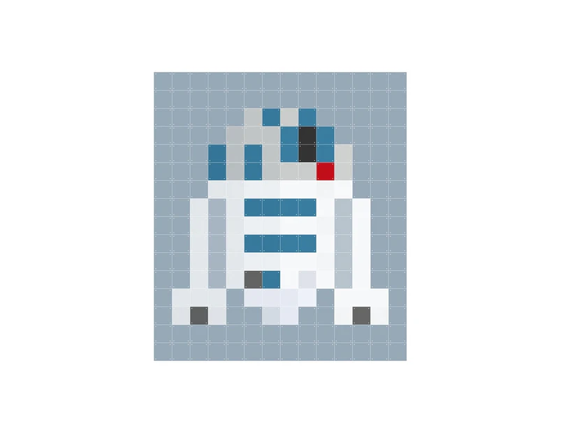 IXXI : Star Wars R2D2 Pixel - 140cm x 160cm
