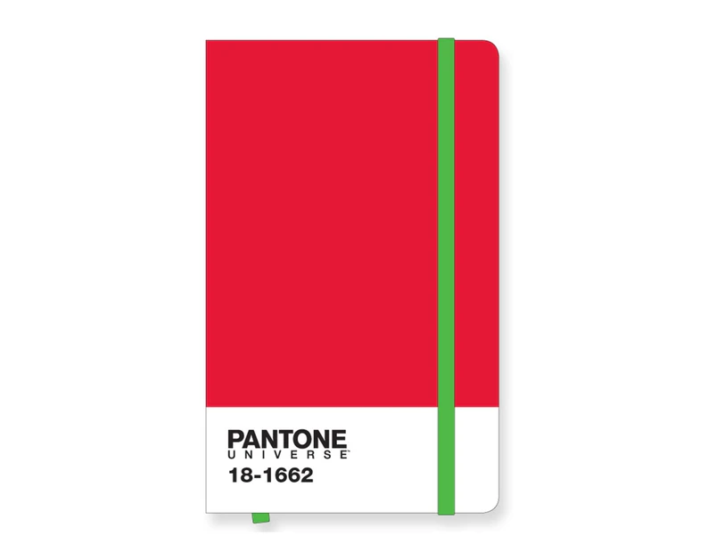 Pantone : Icon Notebook Comp Large - Flame Scarlet