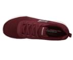 skechers women's dynamight shoe - burgundy