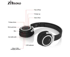 Zinsoko NB-6 Sport Headphone Pedometer App Rechargeable Battery Over 60Hours Operation Hi-Fi Wireless Smart Stereo Bluetooth V4.1 NFC Portable-Black