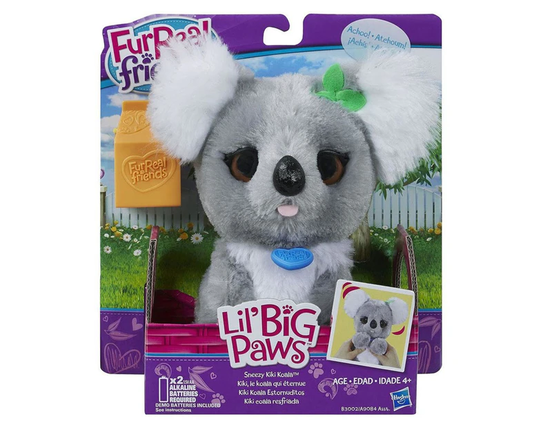 FurReal Friends Lil' Big Paws Sneezy Kiki Koala Toy