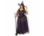 Midnight Witch Halloween Costume - Adult Plus Size