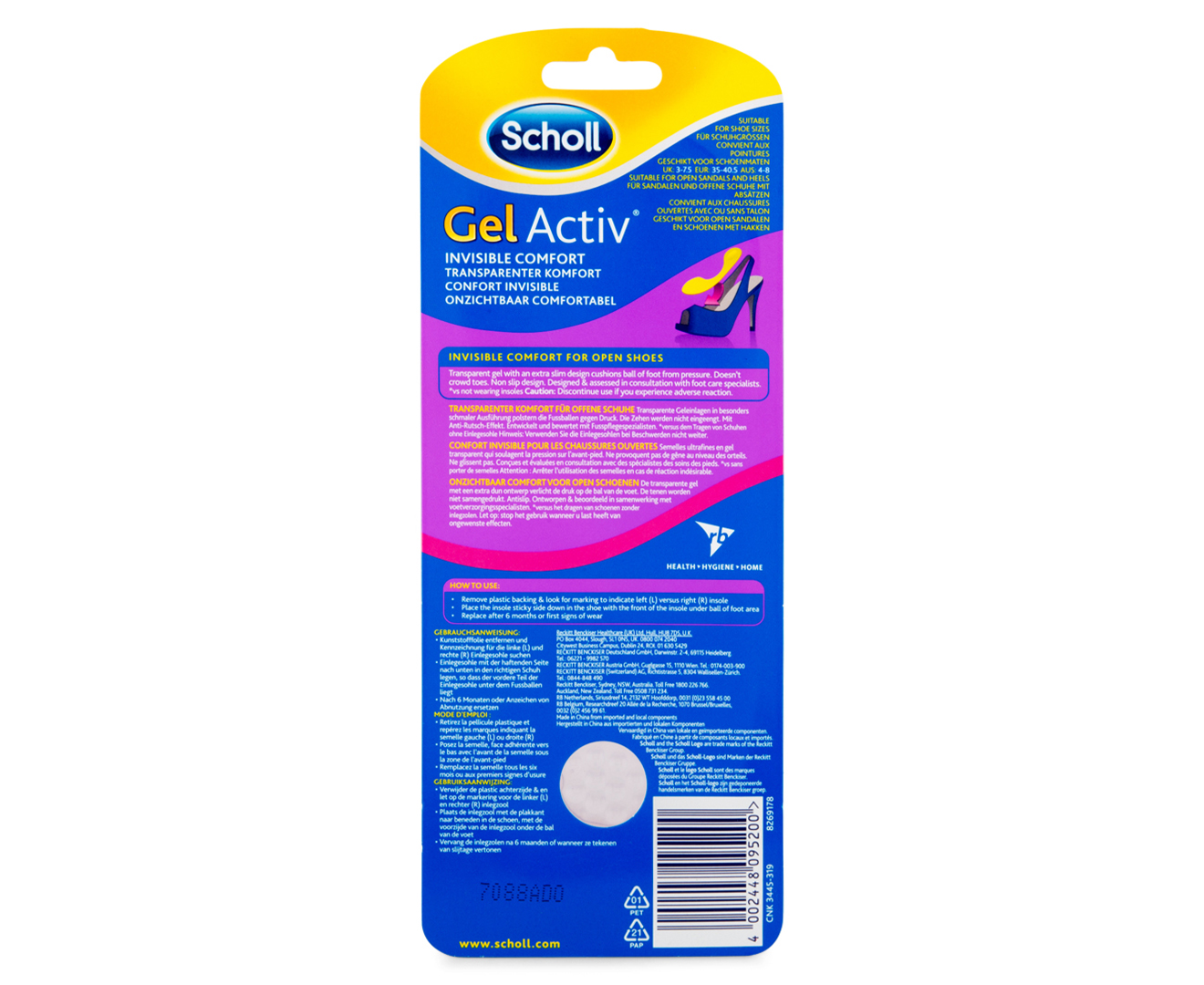 scholl gel activ extreme heels
