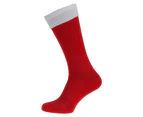 Apto Childrens/Kids Contrast Football Socks (Red/White) - K363