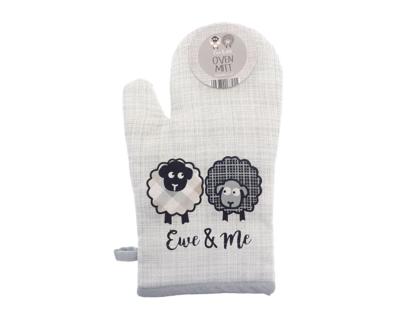 Country Club Ewe and Me Oven Mitt