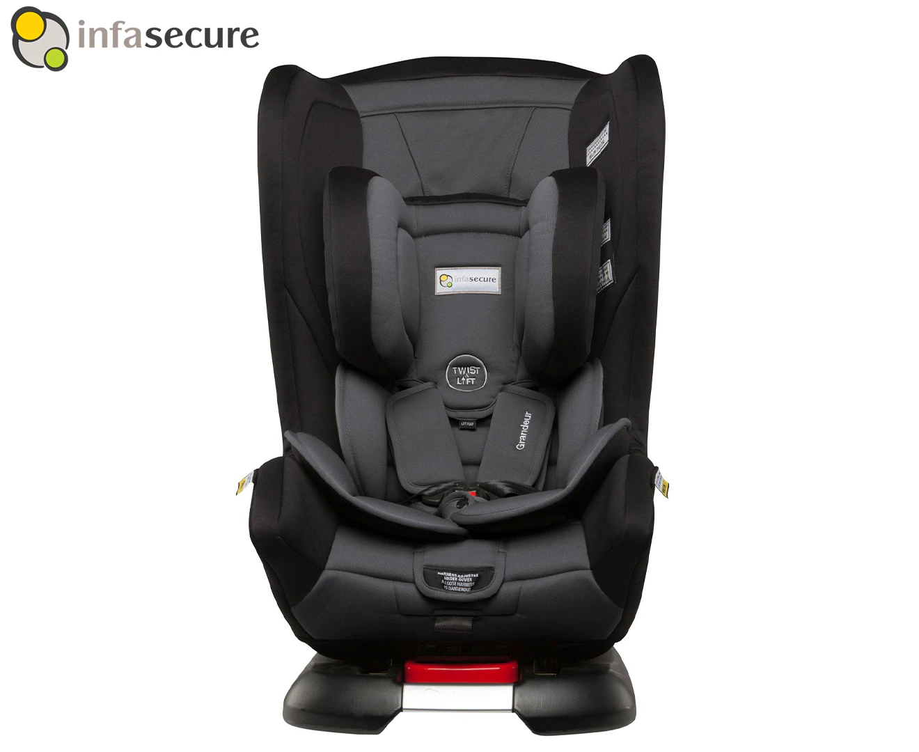 InfaSecure Grandeur Astra Convertible Car Seat - Grey