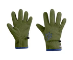 Jack Wolfskin Boys & Girls Baksmalla Warm Hardwearing Fleece Gloves - Cypress Green