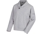 Regatta Mens Travon Double Side Polyester Shawl Collar Sweatshirt Top - Rock Grey