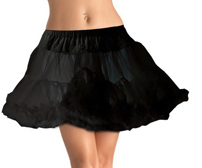 Tulle Petticoat (Black) Plus Adult