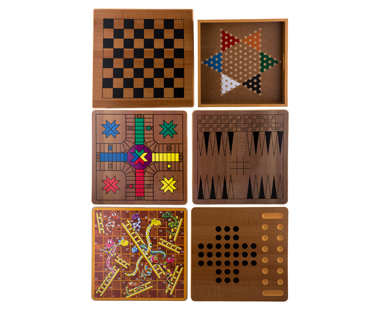 10 In 1 Wooden Board Game Set Au