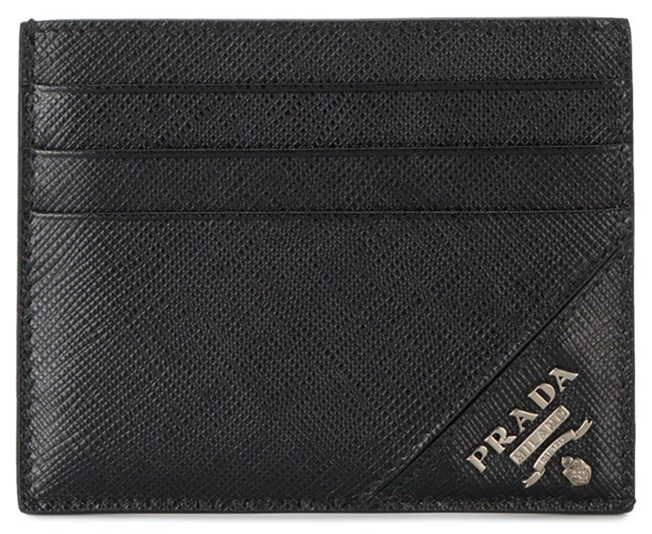 prada black card holder