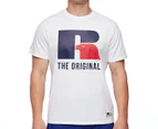 Russell Athletic Men's Eagle Original Tee / T-Shirt / Tshirt - White