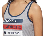 Russell Athletic Women's Ringer Tank - Ash Marl