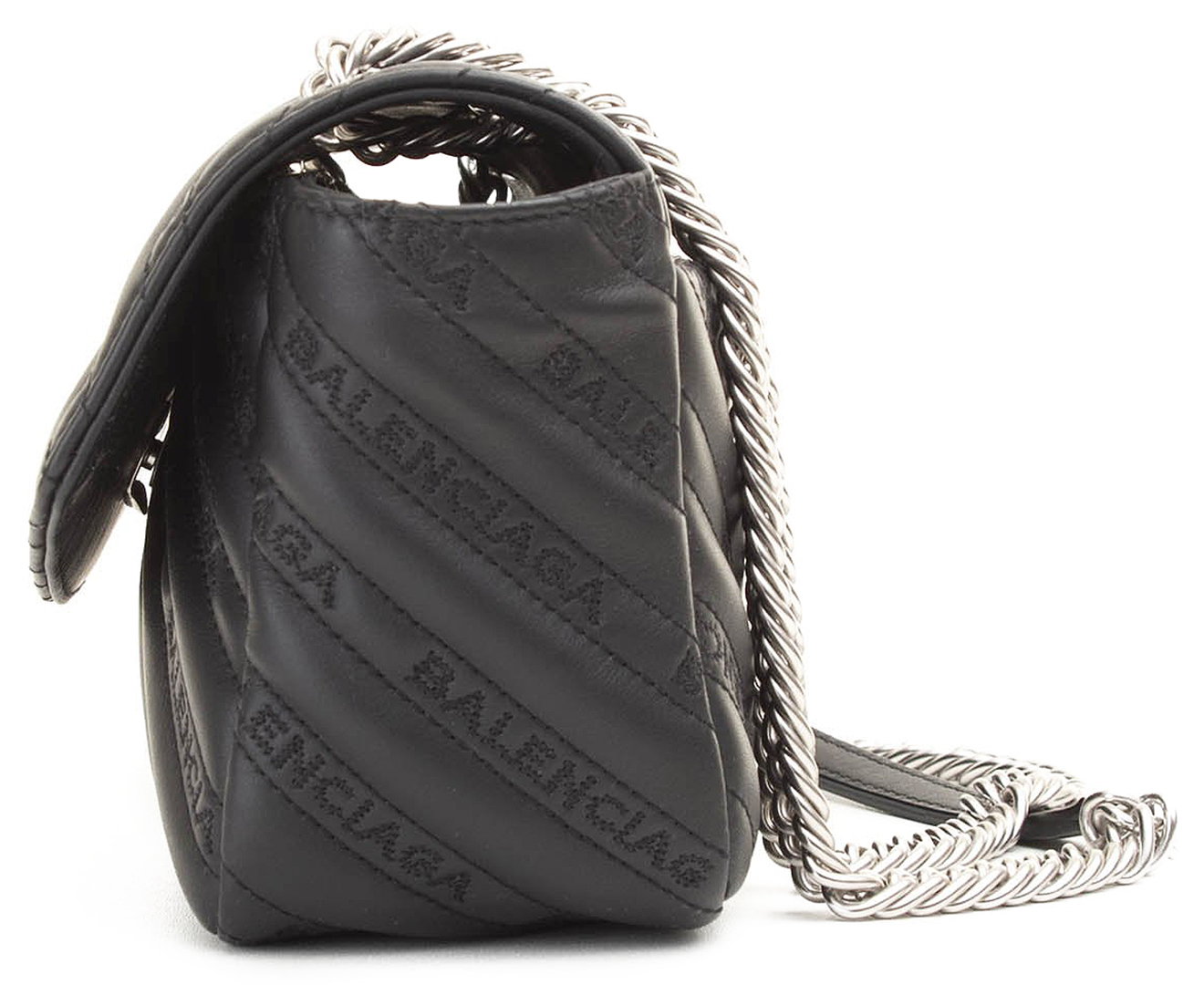 BALENCIAGA Shoulder Bag 501684・1000 BB round ChainShoulder 2way