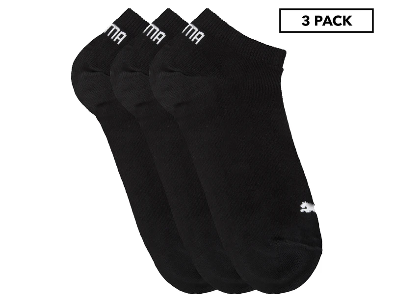 Puma Sneaker Plain Socks 3-Pack - Black