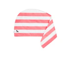 Quick Dry Hair Wrap - Stripe - Light-Pink