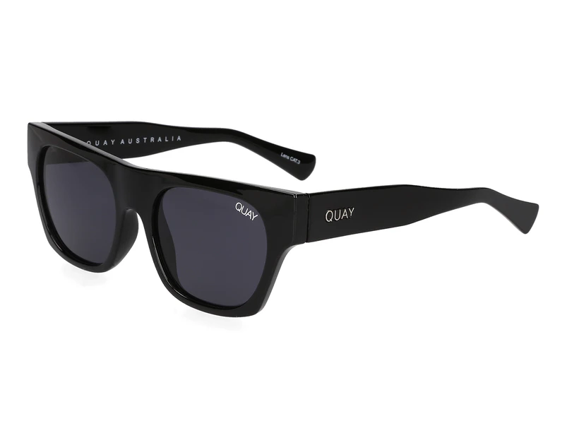Quay Australia Women's Something Extra Sunglasses - Black/Smoke