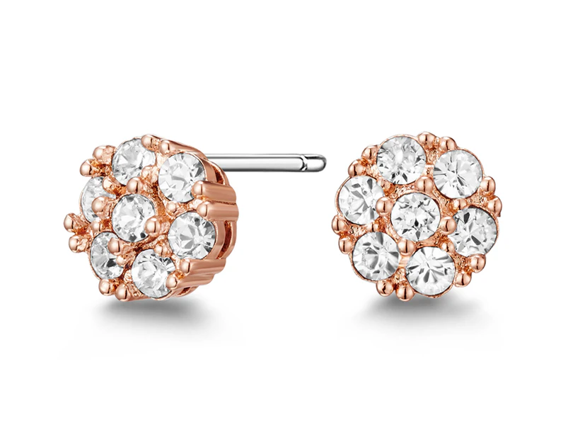 Mestige Whitney Earrings w/ Swarovski® Crystals - Rose Gold