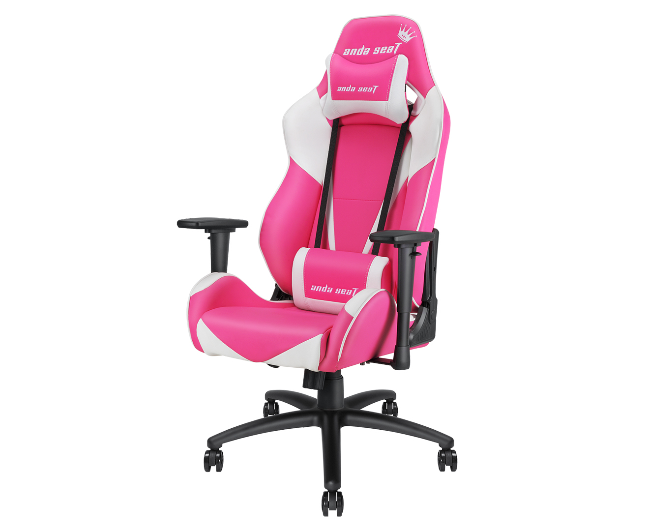Anda Seat AD7-02 Gaming Chair - Pink/White | Catch.com.au