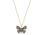 Mestige Butterfly Effect Necklace w/ Swarovski® Crystals - Gold