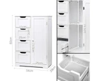 Ana Bathroom Tallboy Storage Cabinet - White - Free Shipping.