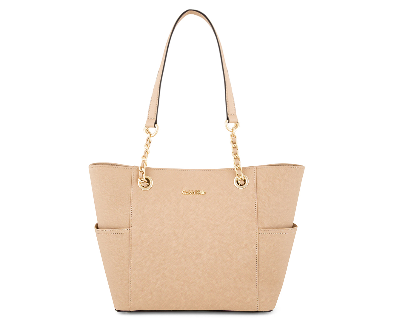 Calvin klein hayden signature chain tote on sale