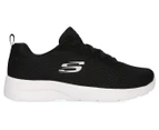 Skechers Women's Dynamight 2.0 Eye To Eye Shoe - Black/White