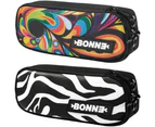 BONNE ('bone') Graphic Design Multi Use Sports, Personal Items, Toiletry Bag, Pencil Case & Jewellery Pouch - Bargain set of 2