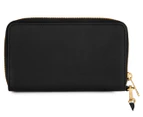 Michael Kors Hayes LG Flat MF Phone Case Wallet - Black