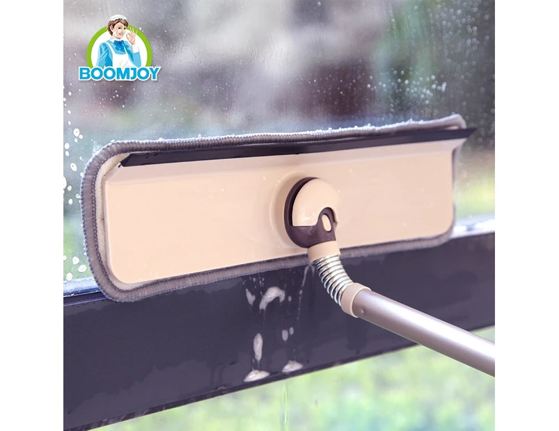 Boomjoy Rotatable Window Cleaner Washer Squeegee Swivel Rotation Wiper C5